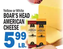Bravo Supermarkets BOAR'S HEAD AMERICAN CHEESE offer