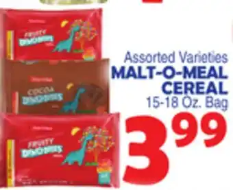 Bravo Supermarkets MALT-O-MEAL CEREAL offer