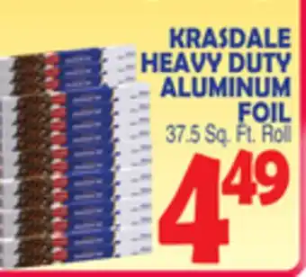 Bravo Supermarkets KRASDALE HEAVY DUTY ALUMINUM FOIL offer
