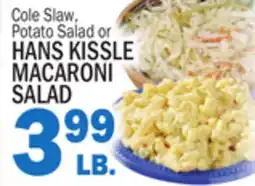 Bravo Supermarkets HANS KISSLE MACARONI SALAD offer