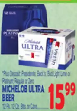 Bravo Supermarkets MICHELOB ULTRA BEER offer