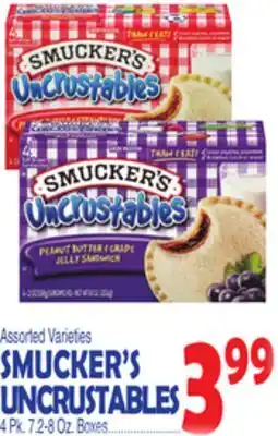 Bravo Supermarkets SMUCKER'S UNCRUSTABLES offer