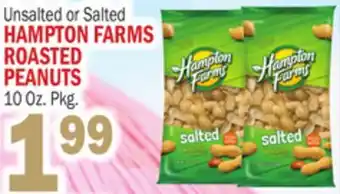 Bravo Supermarkets HAMPTON FARMS ROASTED PEANUTS offer