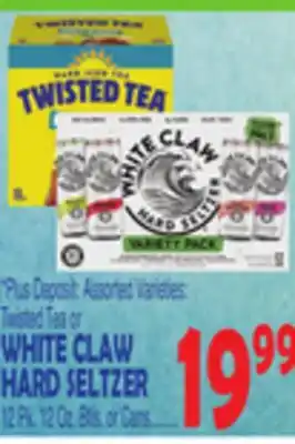 Bravo Supermarkets WHITE CLAW HARD SELTZER offer