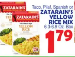 Bravo Supermarkets ZATARAIN'S YELLOW RICE MIX offer