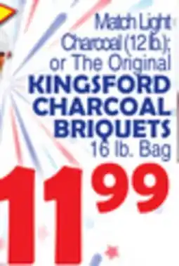 Bravo Supermarkets KINGSFORD CHARCOAL BRIQUETS 16 lb. Bag offer