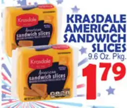 Bravo Supermarkets KRASDALE AMERICAN SANDWICH SLICES offer