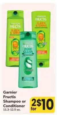 ACME Garnier Fructis Shampoo or Conditioner offer