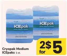 ACME Cryopak Medium ICEpaks offer