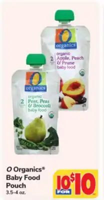 ACME O Organics Baby Food Pouch offer