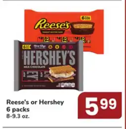 ACME Reese's or Hershey 6 packs offer
