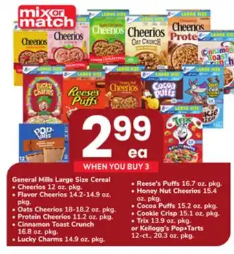 ACME General Mills Large Size Cereal offer