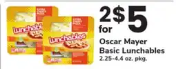 ACME Oscar Mayer Basic Lunchables offer