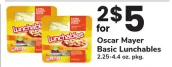 ACME Oscar Mayer Basic Lunchables offer