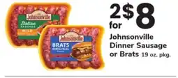 ACME Johnsonville Dinner Sausage or Brats offer