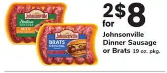 ACME Johnsonville Dinner Sausage or Brats offer
