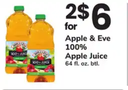 ACME Apple & Eve 100% Apple Juice offer
