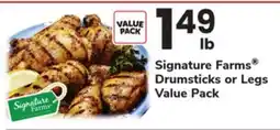 ACME Signature Farms Drumsticks or Legs offer