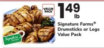 ACME Signature Farms Drumsticks or Legs offer