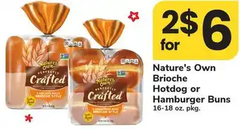 ACME Nature's Own Brioche Hotdog or Hamburger Buns offer