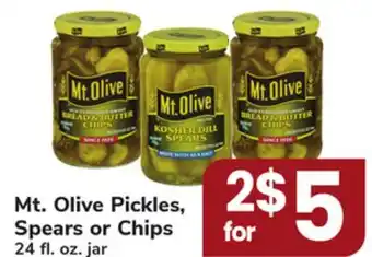 ACME Mt. Olive Pickles, Spears or Chips offer