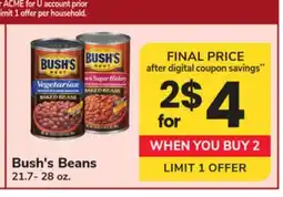 ACME Bush's Beans offer