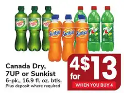 ACME Canada Dry, 7UP or Sunkist offer