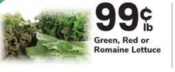 ACME Green, Red or Romaine Lettuce offer