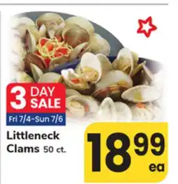 ACME Littleneck Clams offer