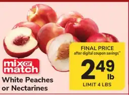 ACME White Peaches or Nectarines offer