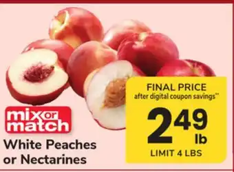 ACME White Peaches or Nectarines offer