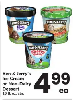 ACME Ben & Jerry's Ice Cream or Non-Dairy Dessert offer