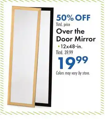 Boscov's Over the Door Mirror offer