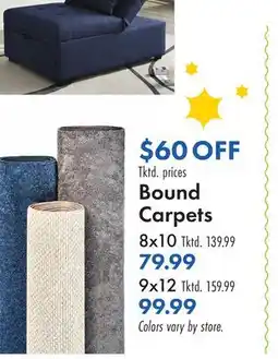 Boscov's Bound Carpets offer
