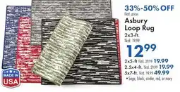 Boscov's Asbury Loop Rug offer
