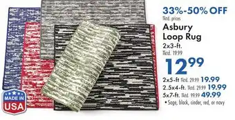 Boscov's Asbury Loop Rug offer