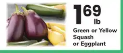 ACME Green or Yellow Squash or Eggplant offer