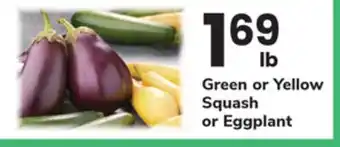 ACME Green or Yellow Squash or Eggplant offer