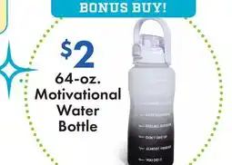 Boscov's Motivational Water Bottle offer