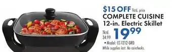 Boscov's COMPLETE CUISINE 12-in. Electric Skillet offer