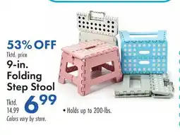 Boscov's 9-in. Folding Step Stool offer