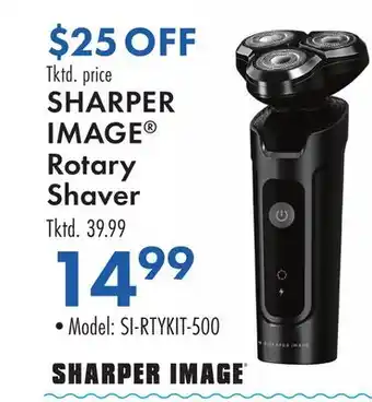 Boscov's SHARPER IMAGE Rotary Shaver offer