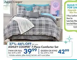 Boscov's ASHLEY COOPER 7-Piece Comforter Set offer
