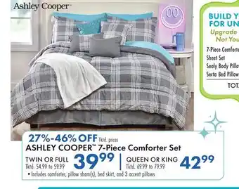 Boscov's ASHLEY COOPER 7-Piece Comforter Set offer