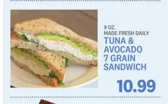Kings Food Markets TUNA & AVOCADO 7 GRAIN SANDWICH offer