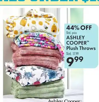 Boscov's ASHLEY COOPER Plush Throws offer
