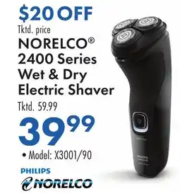 Boscov's NORELCO 2400 Series Wet & Dry Electric Shaver offer