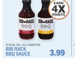 Kings Food Markets RIB RACK BBQ SAUCE offer