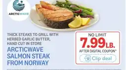 Kings Food Markets ARCTICWAVE SALMON STEAK FROM NORWAY offer