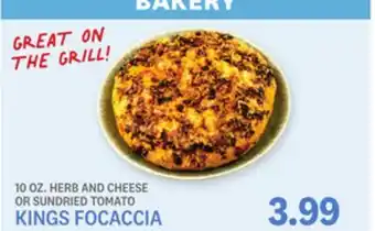 Kings Food Markets KINGS FOCACCIA offer